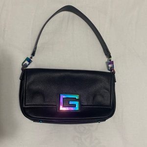 Guess Brightside Iridescent Logo Shoulder Bag